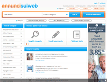 Tablet Screenshot of annuncisulweb.com
