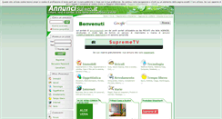 Desktop Screenshot of annuncisulweb.it